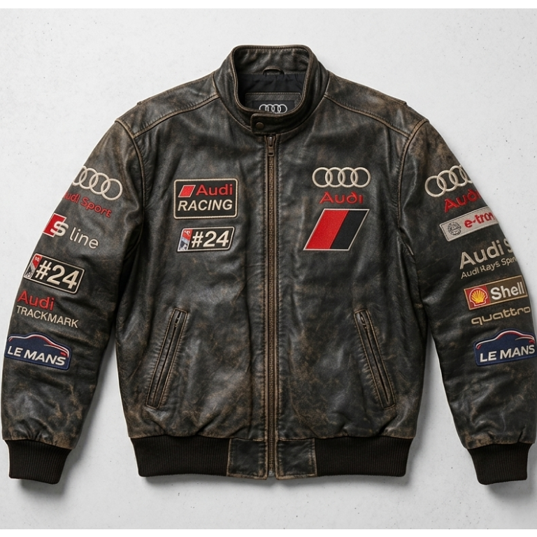 Audi Leather Racing Jacket